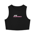AC Basic Crop Tank - Black/Pink