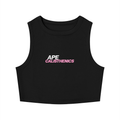 AC Basic Crop Tank - Black/Pink