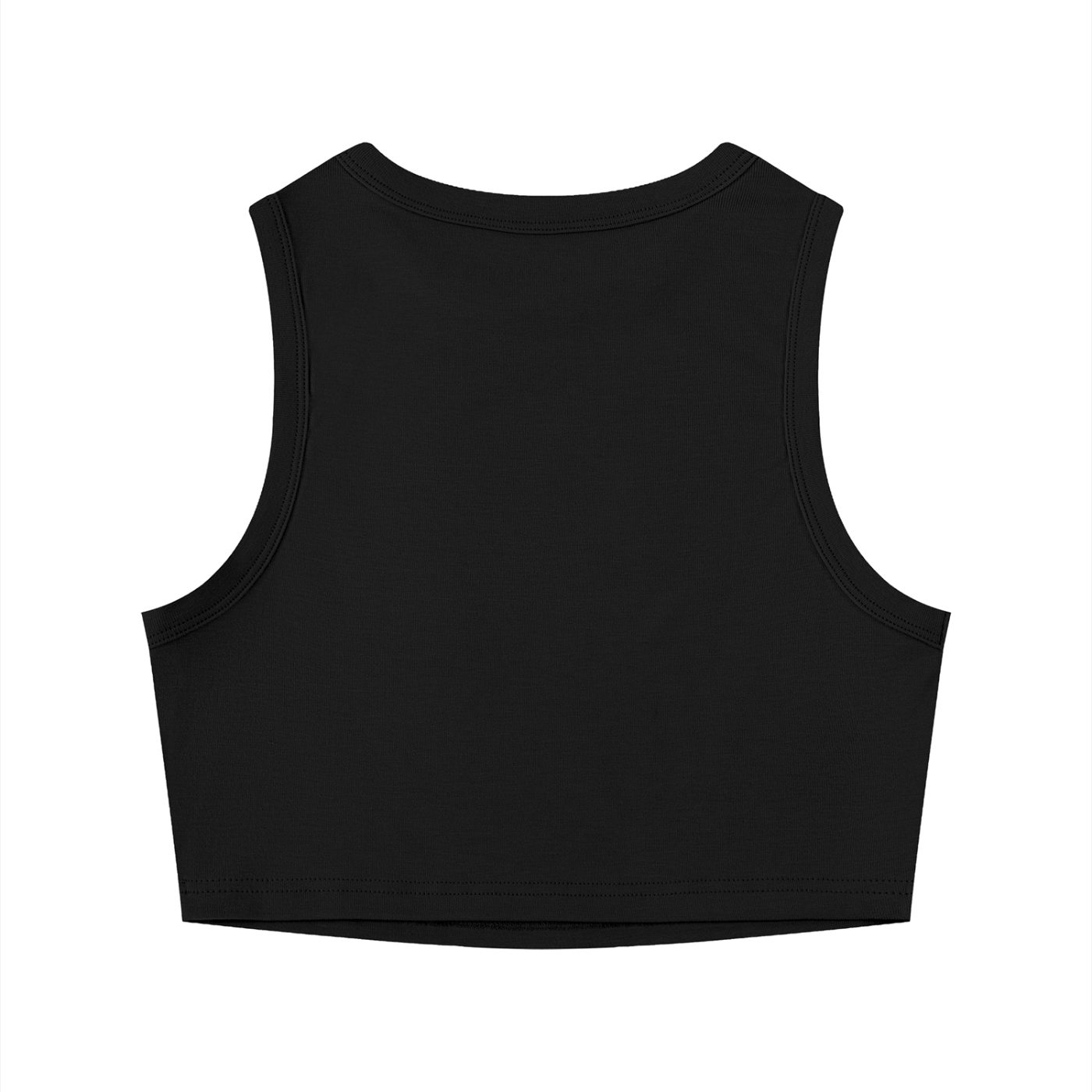 AC Basic Crop Tank - Black/Pink