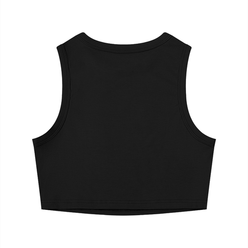 AC Basic Crop Tank - Black/Pink