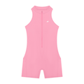 AC Quarter-Zip Backless Romper